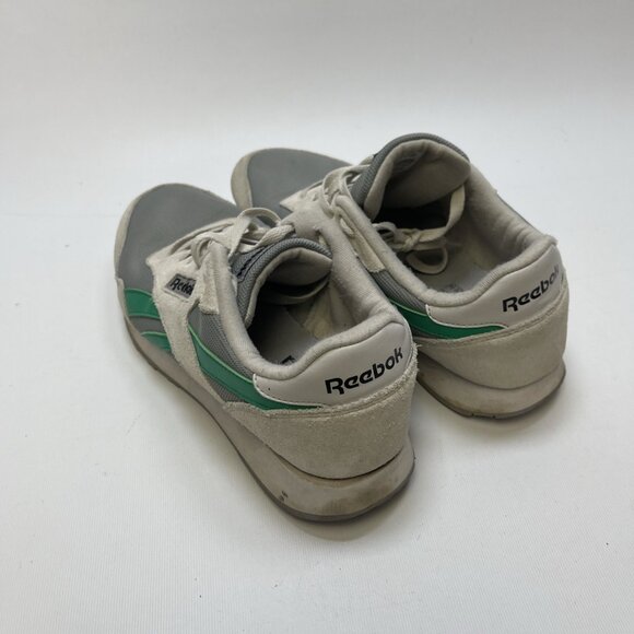 Reebok Classic Nylon Shoes Grey Off-White / Mint Green Men Sz 10 US Retro - Picture 3 of 13
